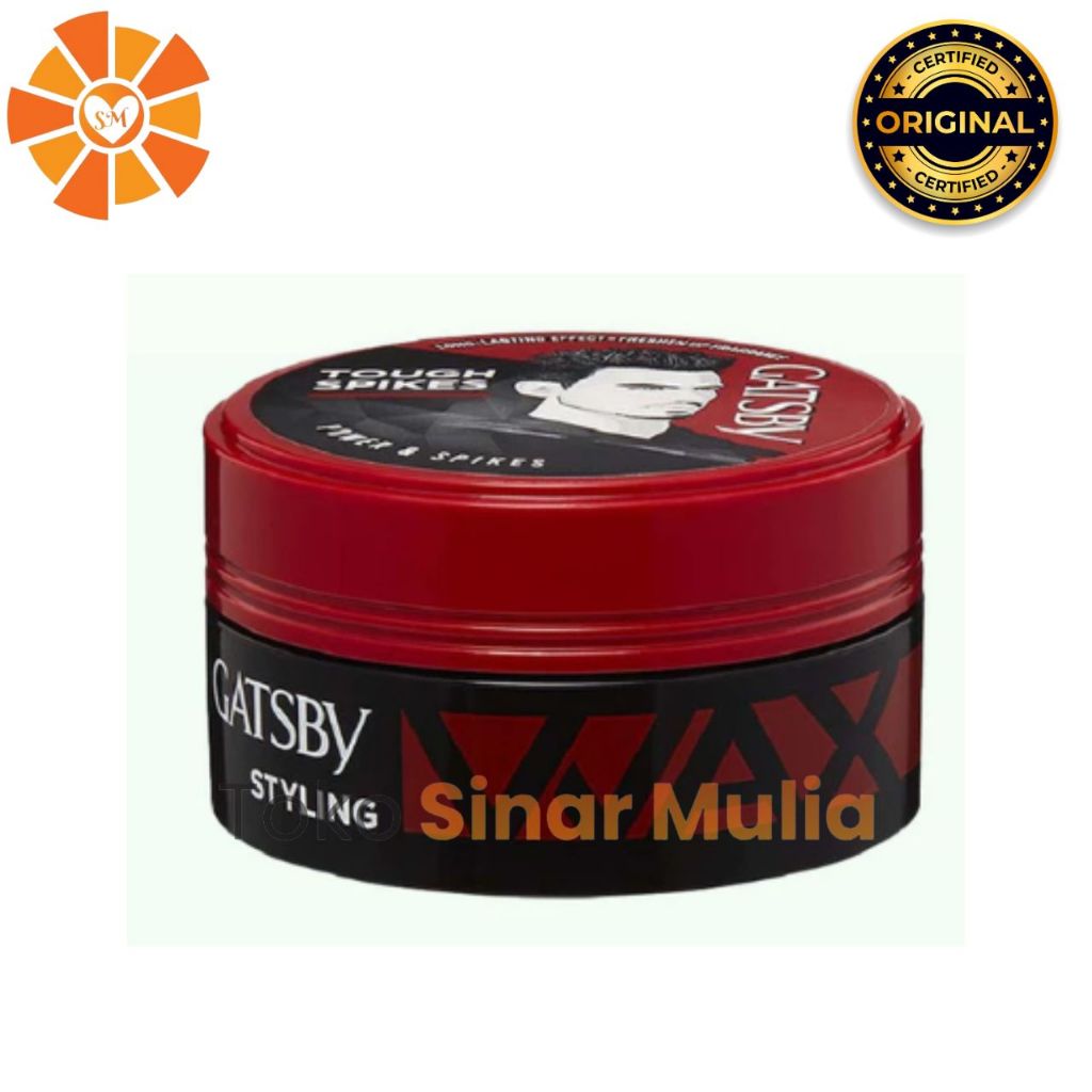 GATSBY Styling Wax - Minyak Rambut Pria 75gr / Minyak Rambut Gatsby Pria THC Combat