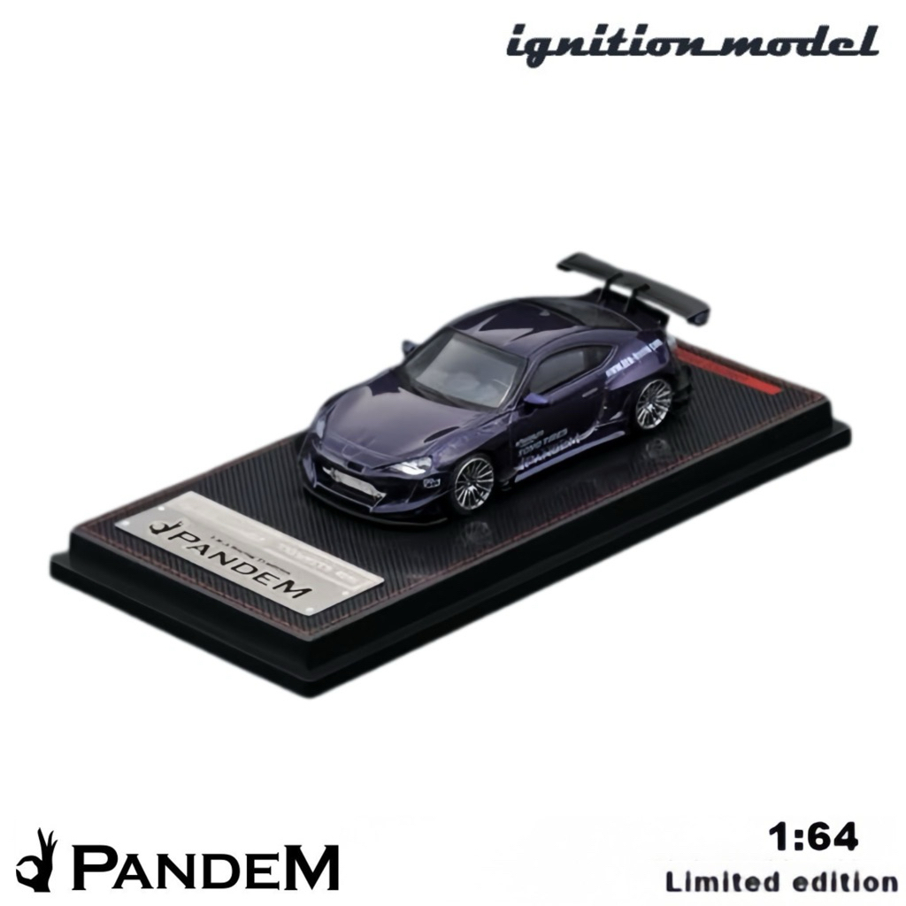 IGNITION MODEL TOYOTA 86 PANDEM V3 PURPLE METALLIC RARE