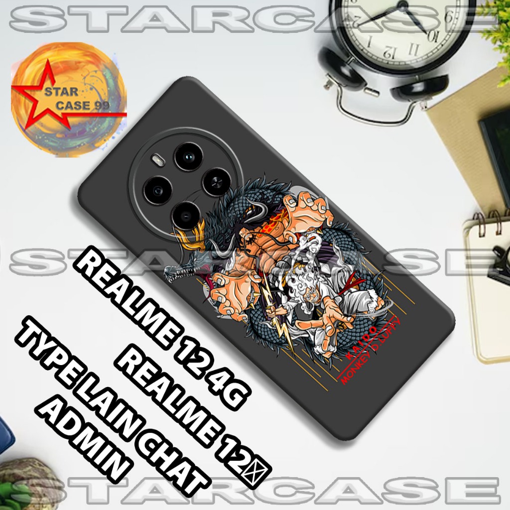 Softcase karet realme 12 4g | realme 12+/S33/Motif anime/case realme 12 4g | realme 12+/casing Realm