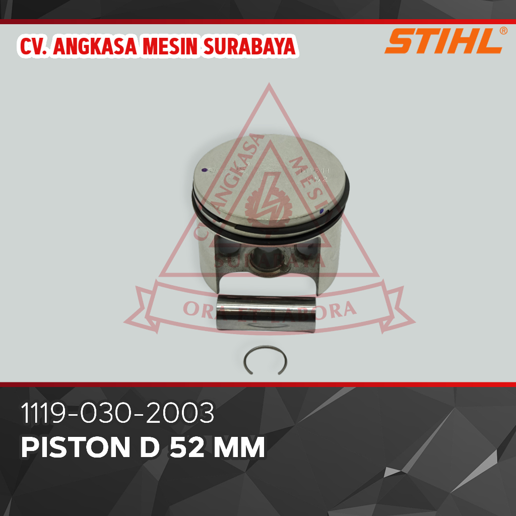 Piston D52MM Chainsaw MS381 Stihl