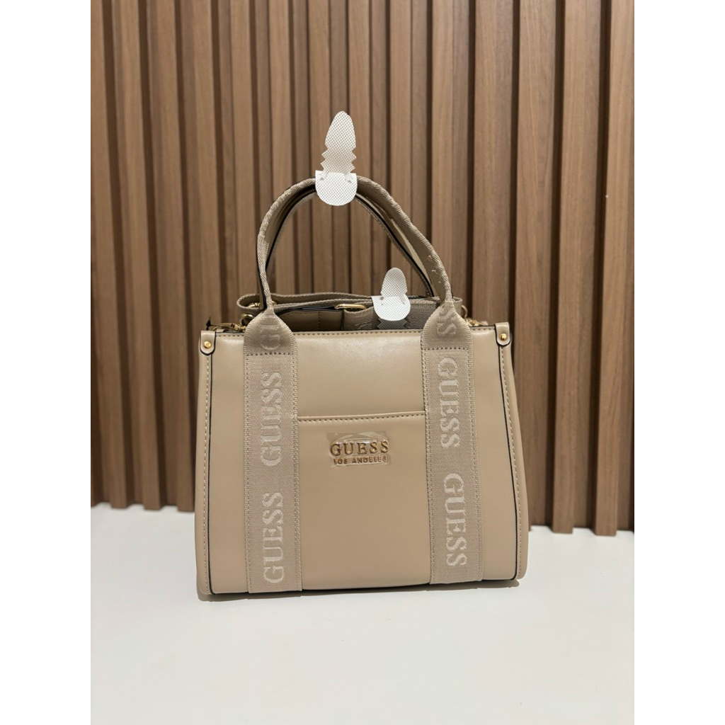 PRELOVED Guess Normandy Satchel - Taupe