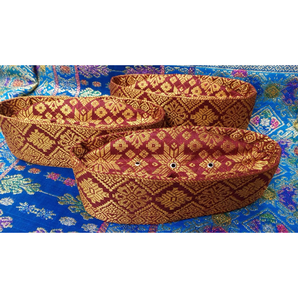 peci motif songket palemang