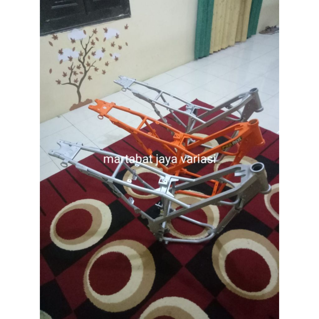 rangka klx 150 pnp megapro, tiger, verza, klx, gl #gordon#