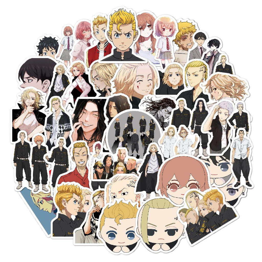 

51 PCS STICKER ANIME | Tokyo Revengers | Limited Stock! | Kode TT-036