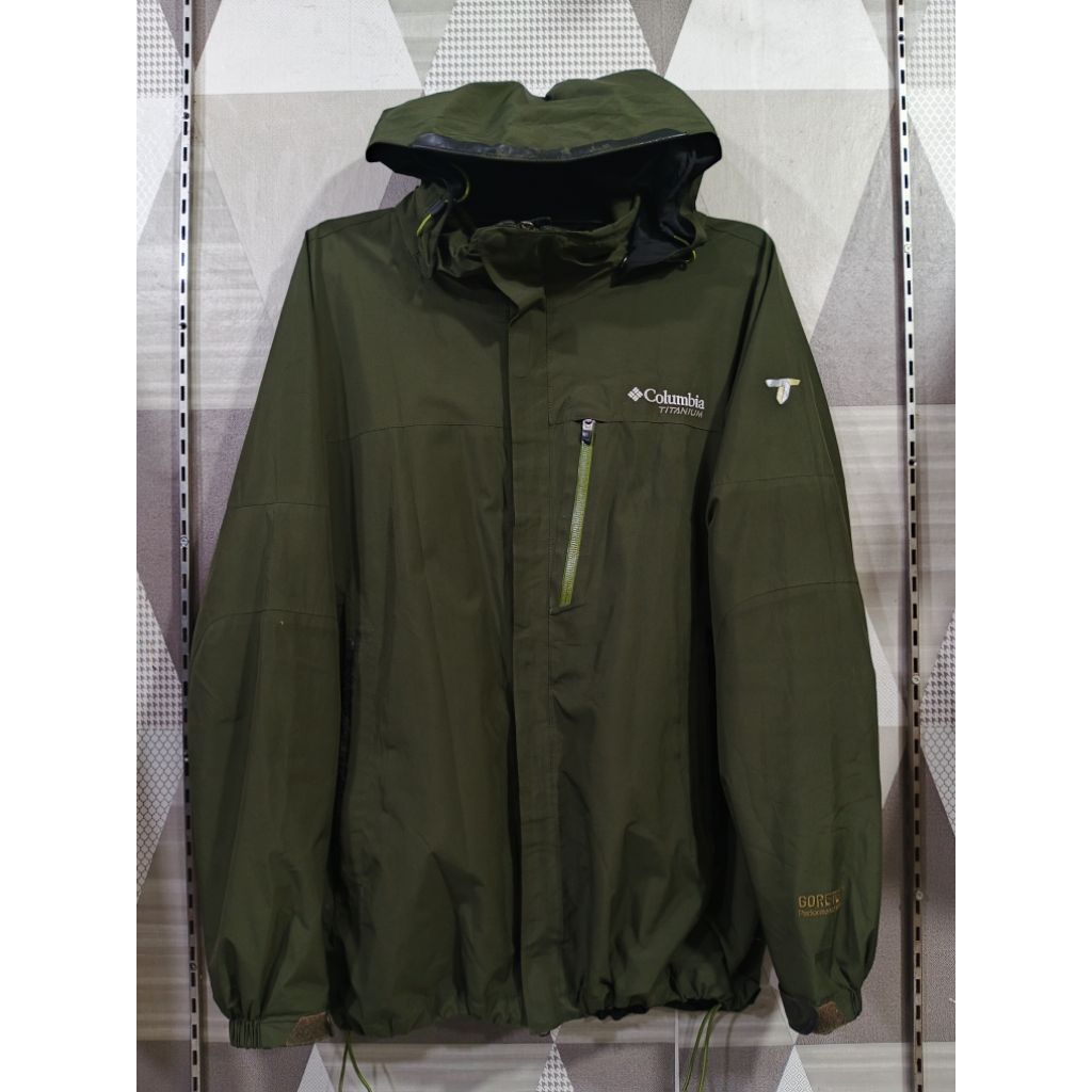 Jaket Columbia Titanium Gore-Tex Performance Shell – Original | GorpCore Style | Fit L - XL–XXL