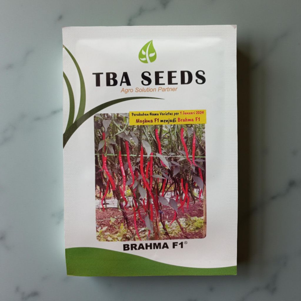Maghma F1 menjadi Brahma F1 (10gram) Benih cabai keriting exp DES25