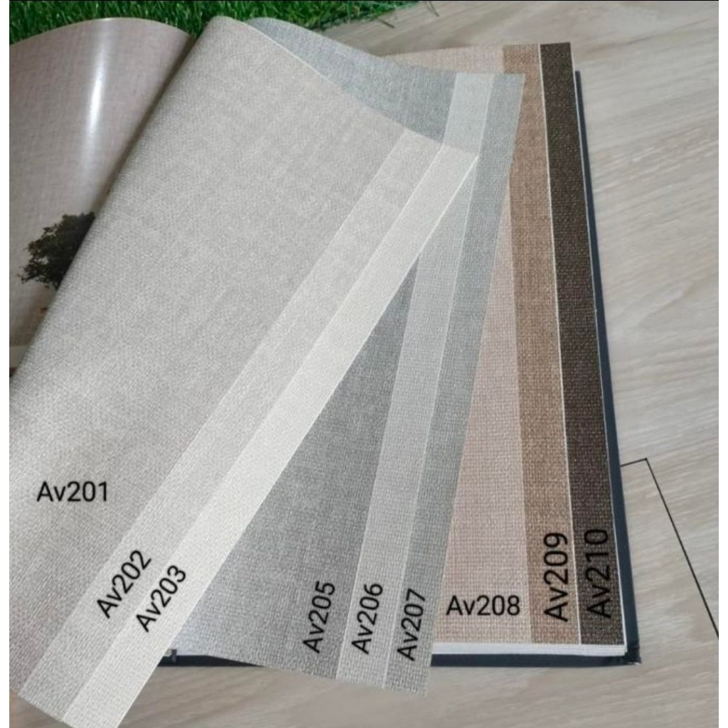 Wallpaper Dinding polos Abu Cream Coklat Tua