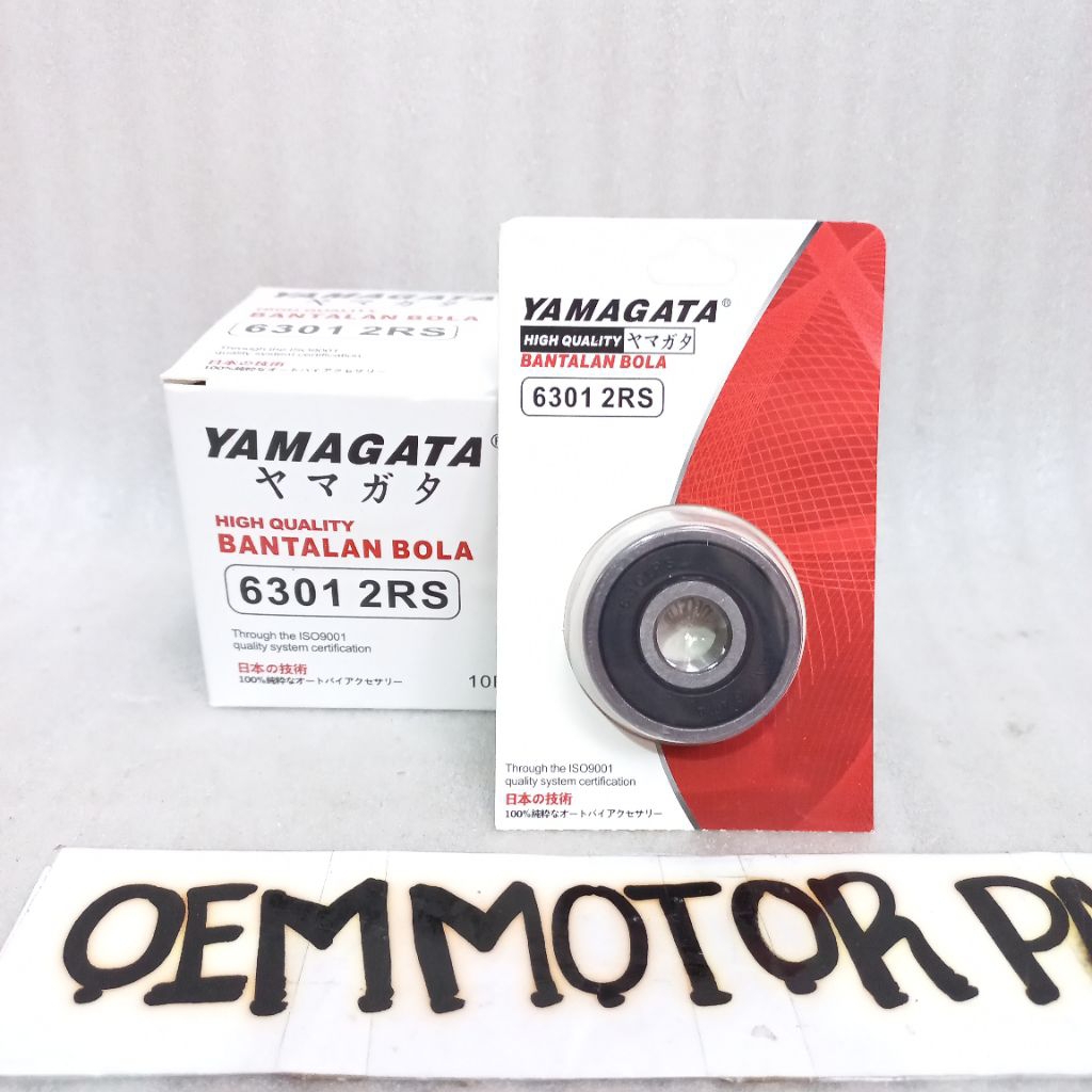 BEARING LAHER RODA DEPAN 6301 2RS YAMAGATA - BANTALAN BOLA / BERING LAHAR RODA 6301 2 RS