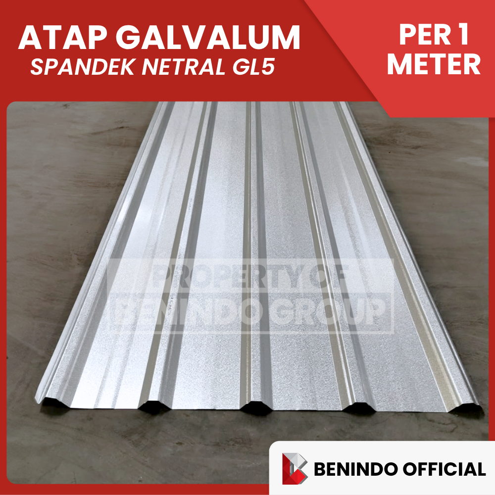 ATAP GALVALUM / SPANDEK GALVALUM NETRAL GL5 BJMS ROOF  - BENINDO