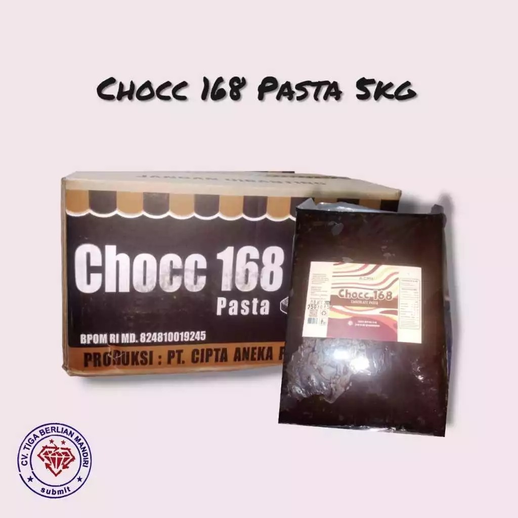 

CHOCC 168 Coklat Pasta 5KG x 4PCS/KARTON