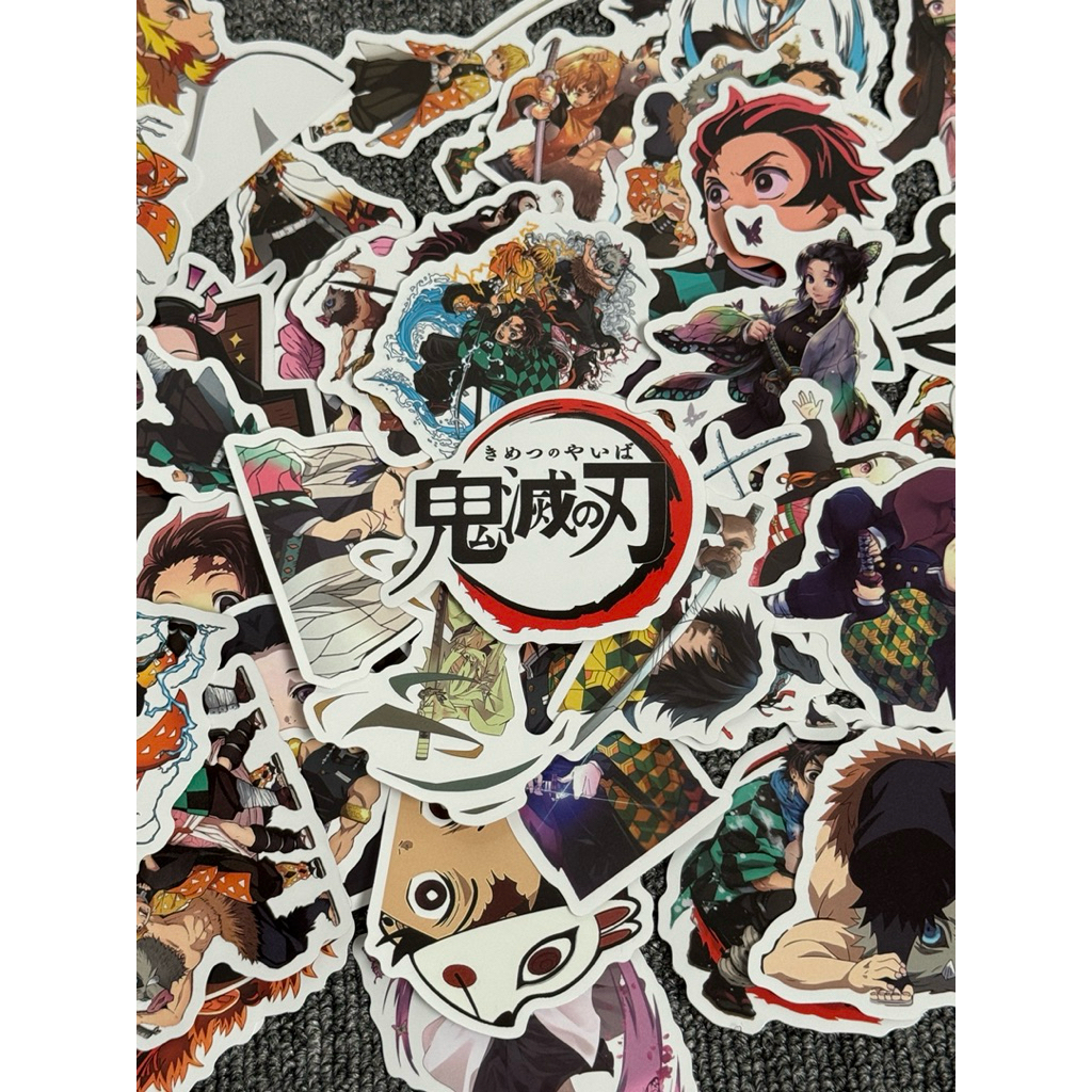 

51 PCS STICKER ANIME | Demon Slayer Kimetsu No Yaiba | LIMITED STOCK | KODE TT-032