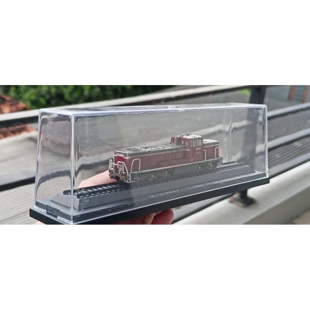 Hachette Railway Collection Lokomotif JNR DE11-1002 Dummy Non Rolling Custom