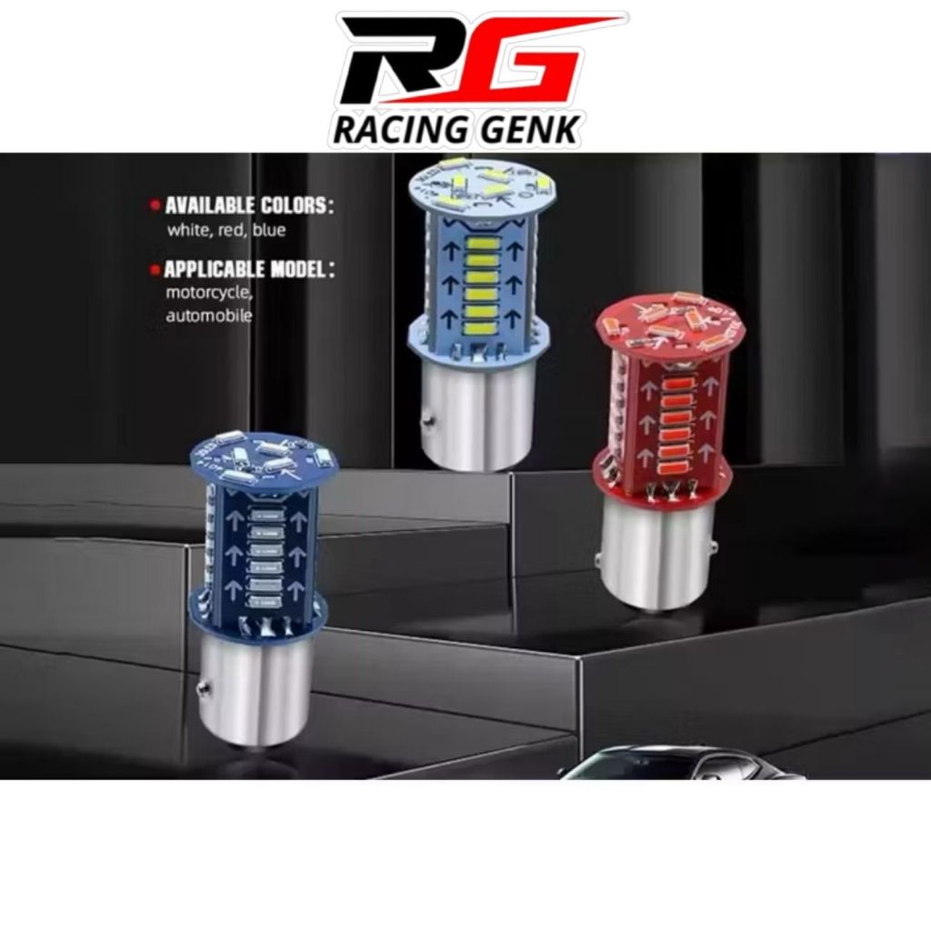 Panca Motor Lampu Stop 30 Mata Lampu Stop 30 Mata Lampu Stop belakang Stop Rem 30mata Running 12v La