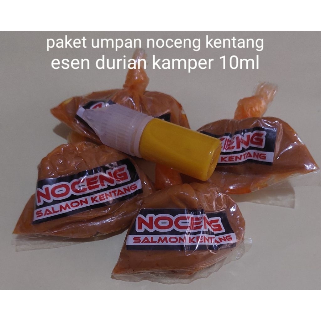 UMPAN PANCING NOCENG SALMON KENTANG 1 PAKET ESSEN DURIAN KAMPER