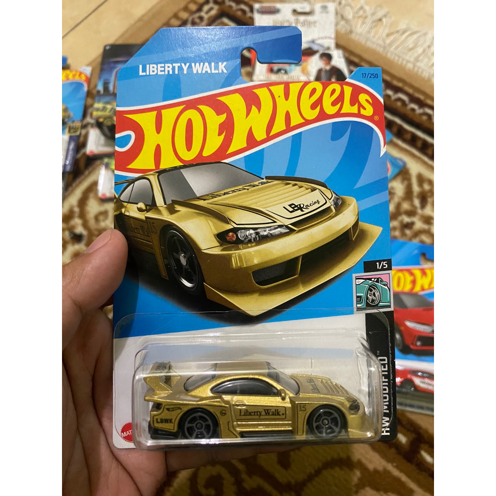 hotwheels nissan silvia s15 lbwk gold