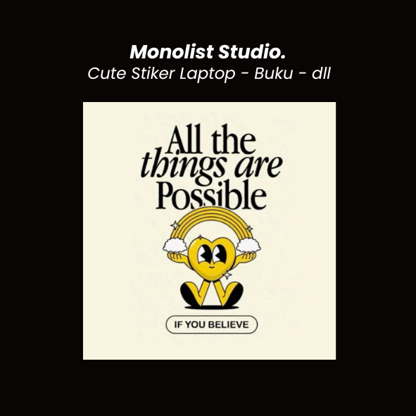 

Monolist - Stiker Aesthetic Lucu Karakter - Stiker Laptop HP Notebook buku ukuran 3x4 cm