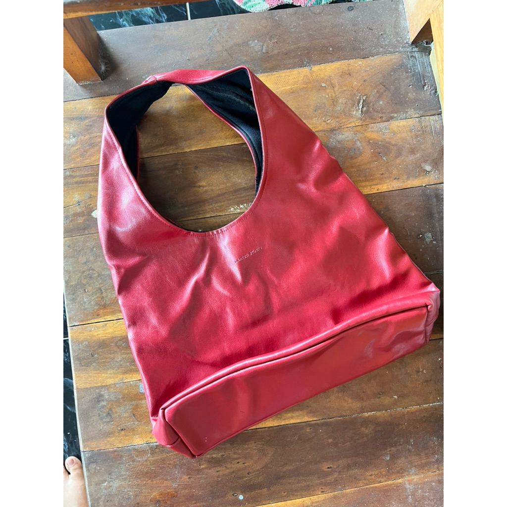 PRELOVED Limited Studio Medium Bag CHERRY RED