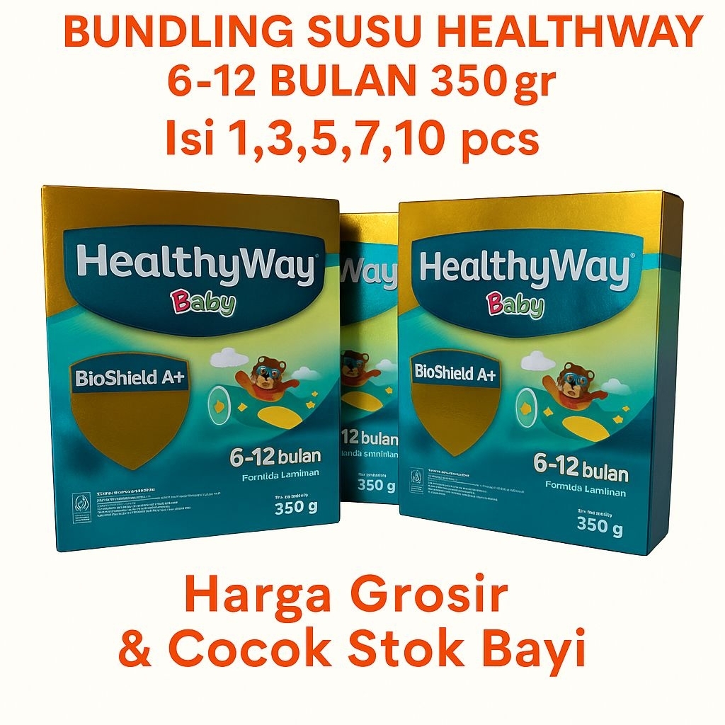 

Susu Healtyway Baby 6 - 12 Bulan 350 gram