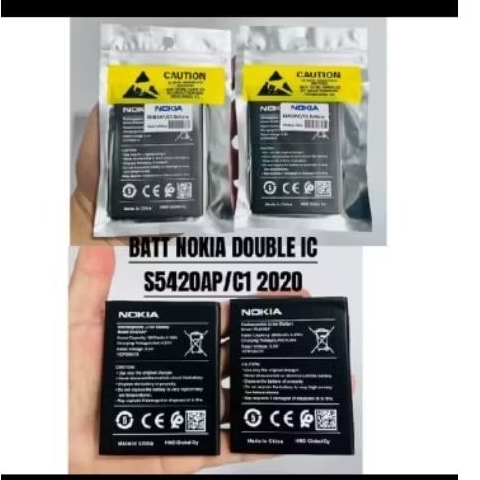 S5420AP / C1 baterai hp Nokia C1 2020 TA - 1165 S5420AP C1 android TA1165 original double IC baterai
