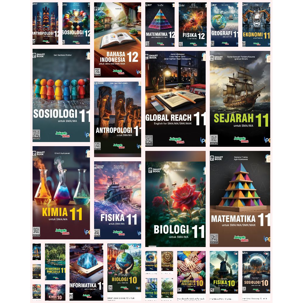Buku Smart book kelas 10  kelas 11 kelas 12 intan pariwara pembelajaran mendalam