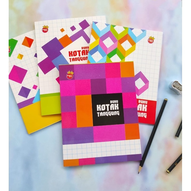 

Buku Kotak Tanggung 1 CM | Merk Paper Star 1 Pax ( 10 Buku )