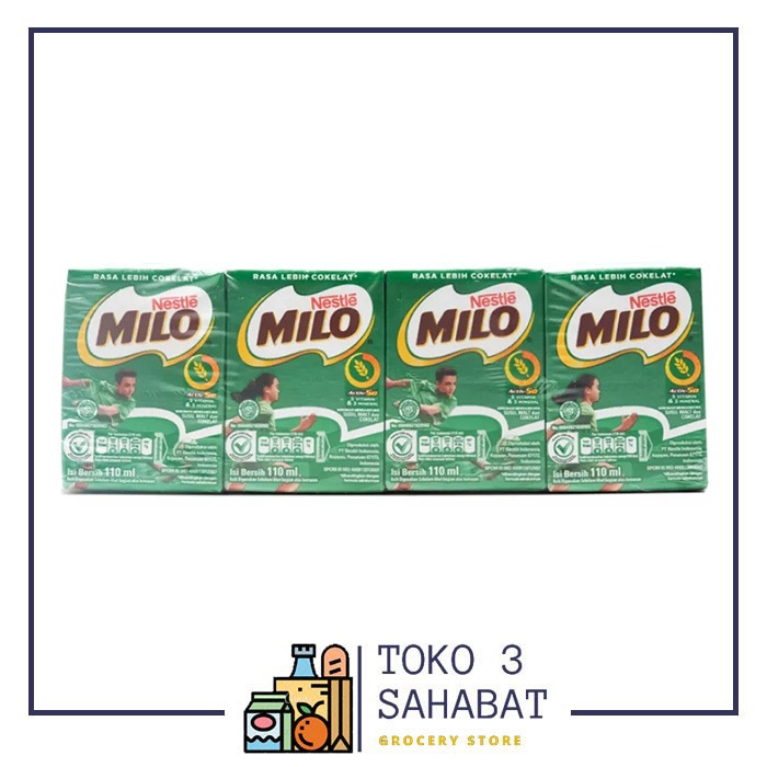 

(4 PCS) Milo Activ-Go UHT 110 ML