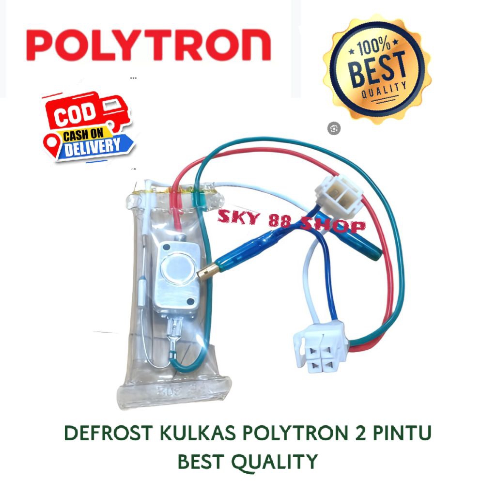 DEFRSOT BIMETAL FUSE KULKAS POLYTRON 2 PINTU /  DEFROST KULKAS POLYTRON