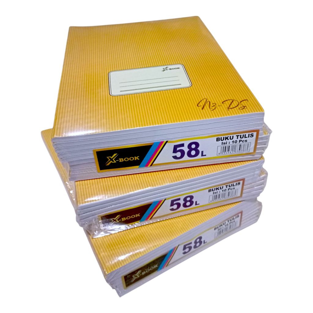 

BUKU TULIS 58 LEMBAR 1 PAK ISI 10 BUKU