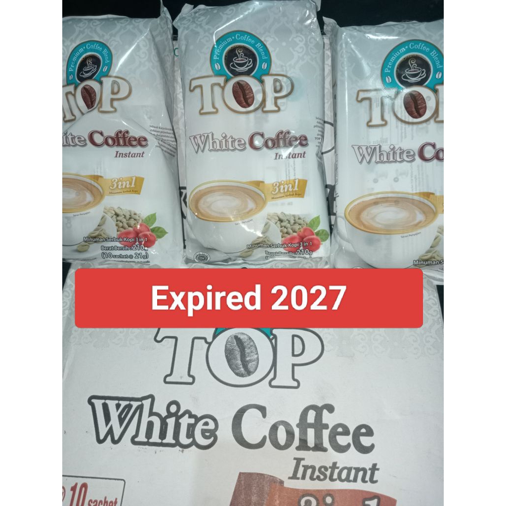 

Kopi TOP WHITE 10 sachet (exp 2027)