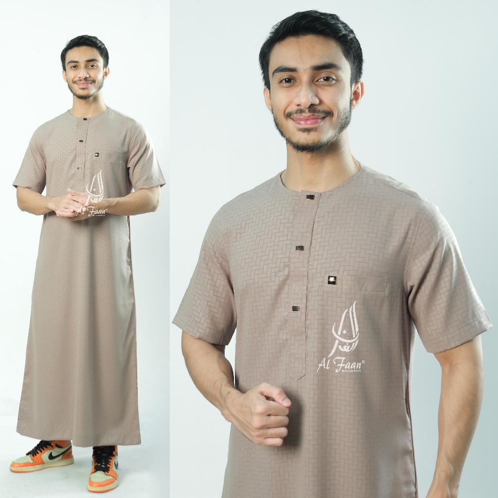 TERBARU Jubah Slimfit AZMI jubah Pria pendek slimfit gamis jubah pria muslim jubah muslim pria