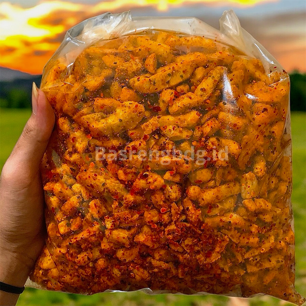 

Basreng Daun Jeruk 1kg Extra Pedas Gurih Original