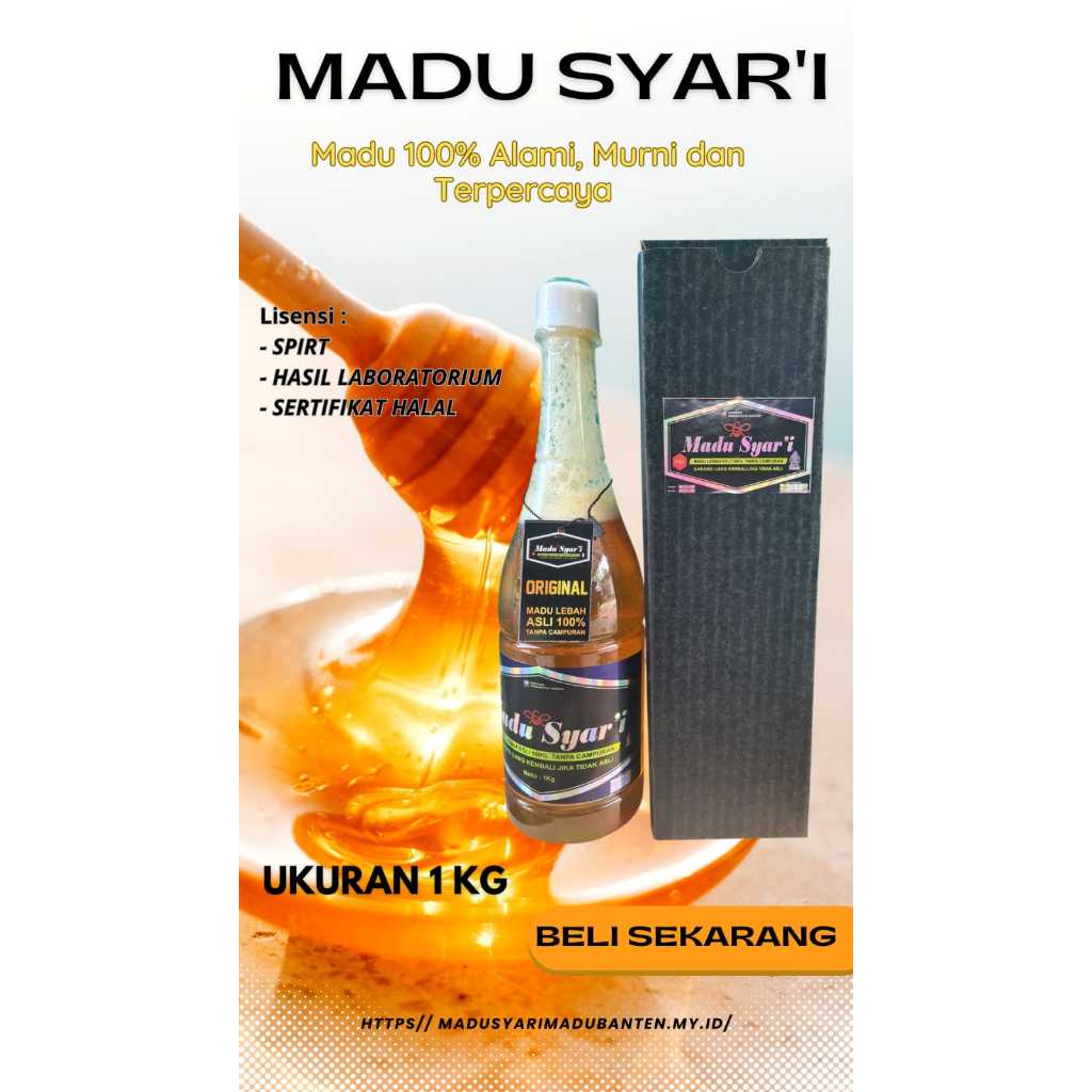

Madu Asli | Madu Murni | Madu Syar'i 1kg