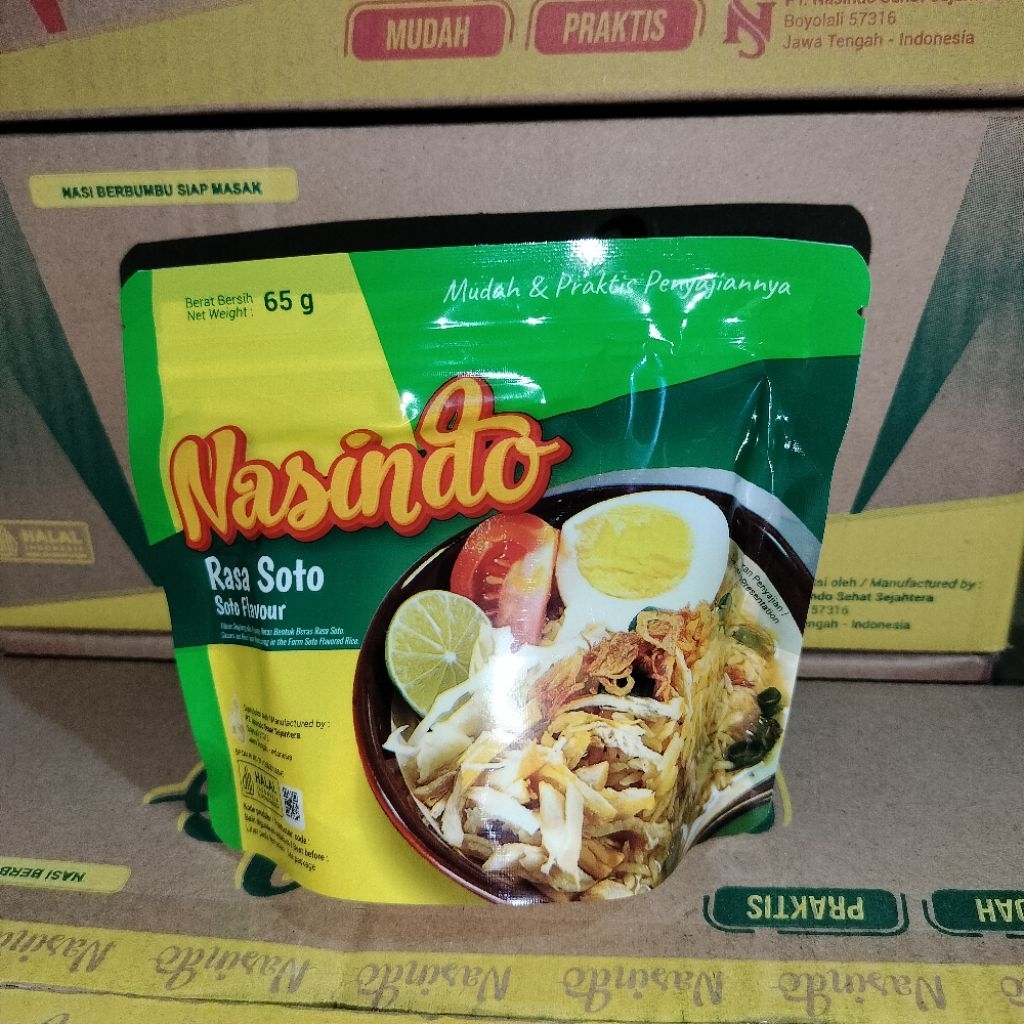 

NASINDO Nasi Instan ( Rasa Soto )