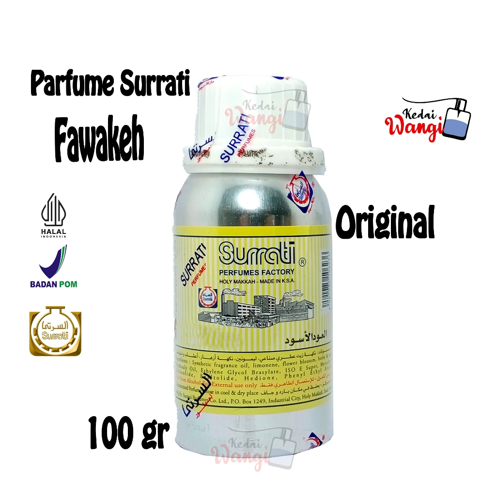 Parfum Fawakeh 100gr  | Surrati Perfumes | Bibit Minyak Wangi