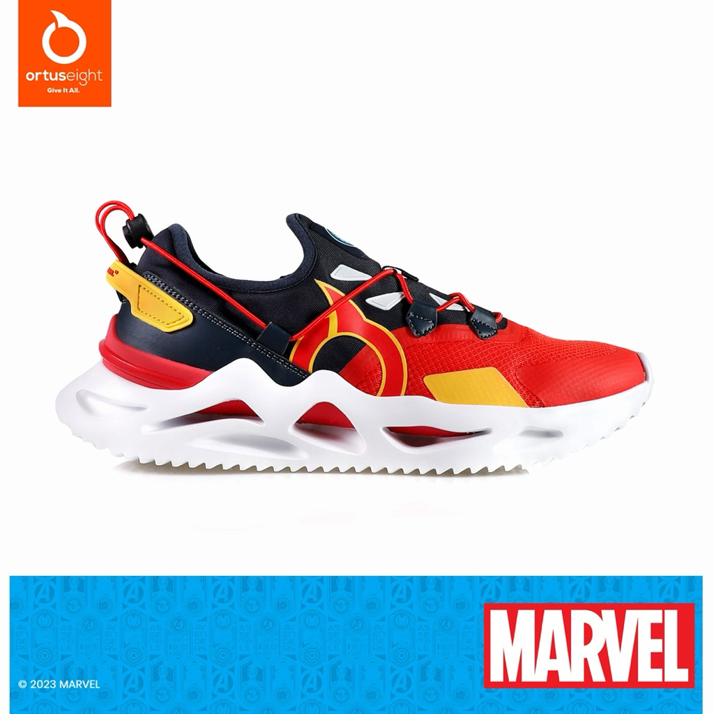 Ortuseight Marvel Jarvis Iron Armor / Sepatu Sneaker Ortus Original / Sepatu Olahraga Jalan Lari Pri
