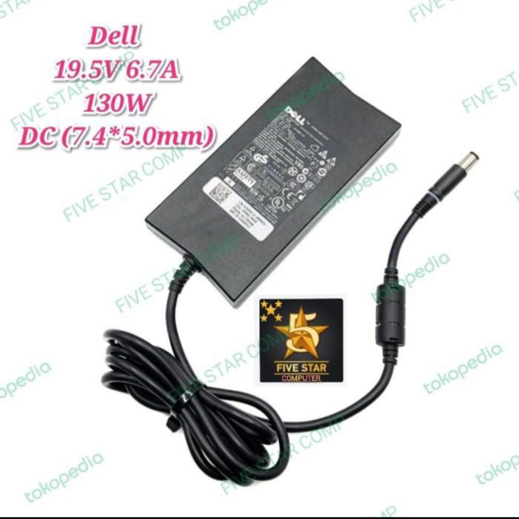 Adaptor Charger For Laptop Dell Gaming G15 5510 5511 5515 5520 5521 19.5V 6.7A 130W