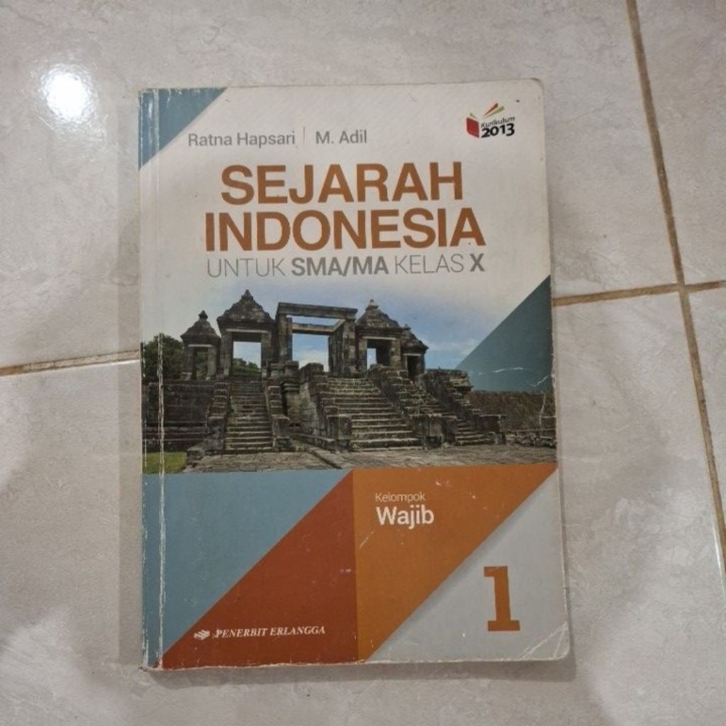 Buku Sejarah indonesia Kelas 10 Erlangga Kurikulum 2013