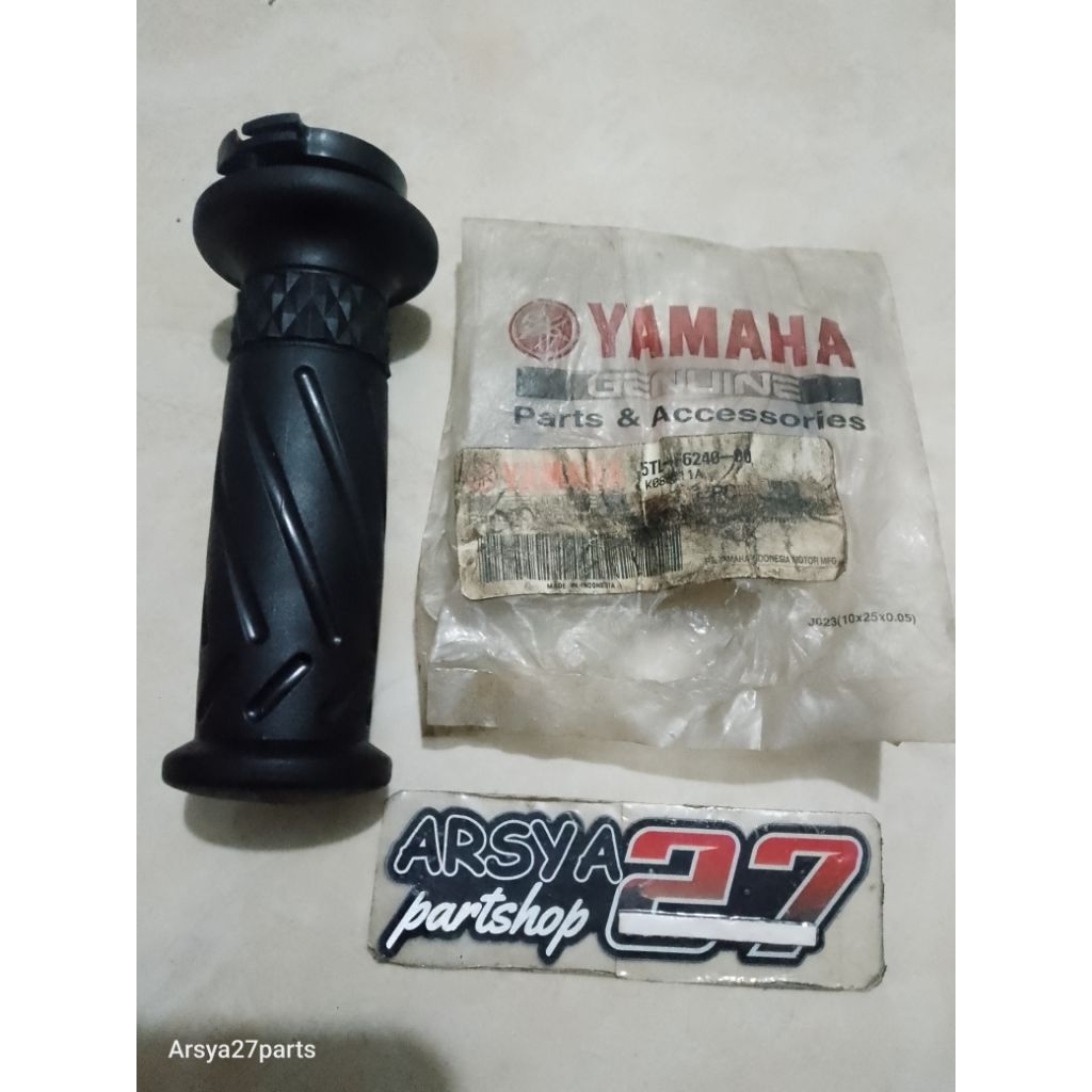 KARET HANVAT GRIP MIO OLD SMILE / 5TL-F6241-00 5TL-F6240-00 YAMAHA GENUINE