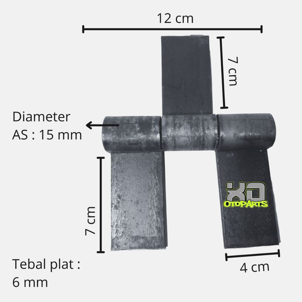 Engsel Bak Besi - Engsel Bak Truk - Ukuran Standart