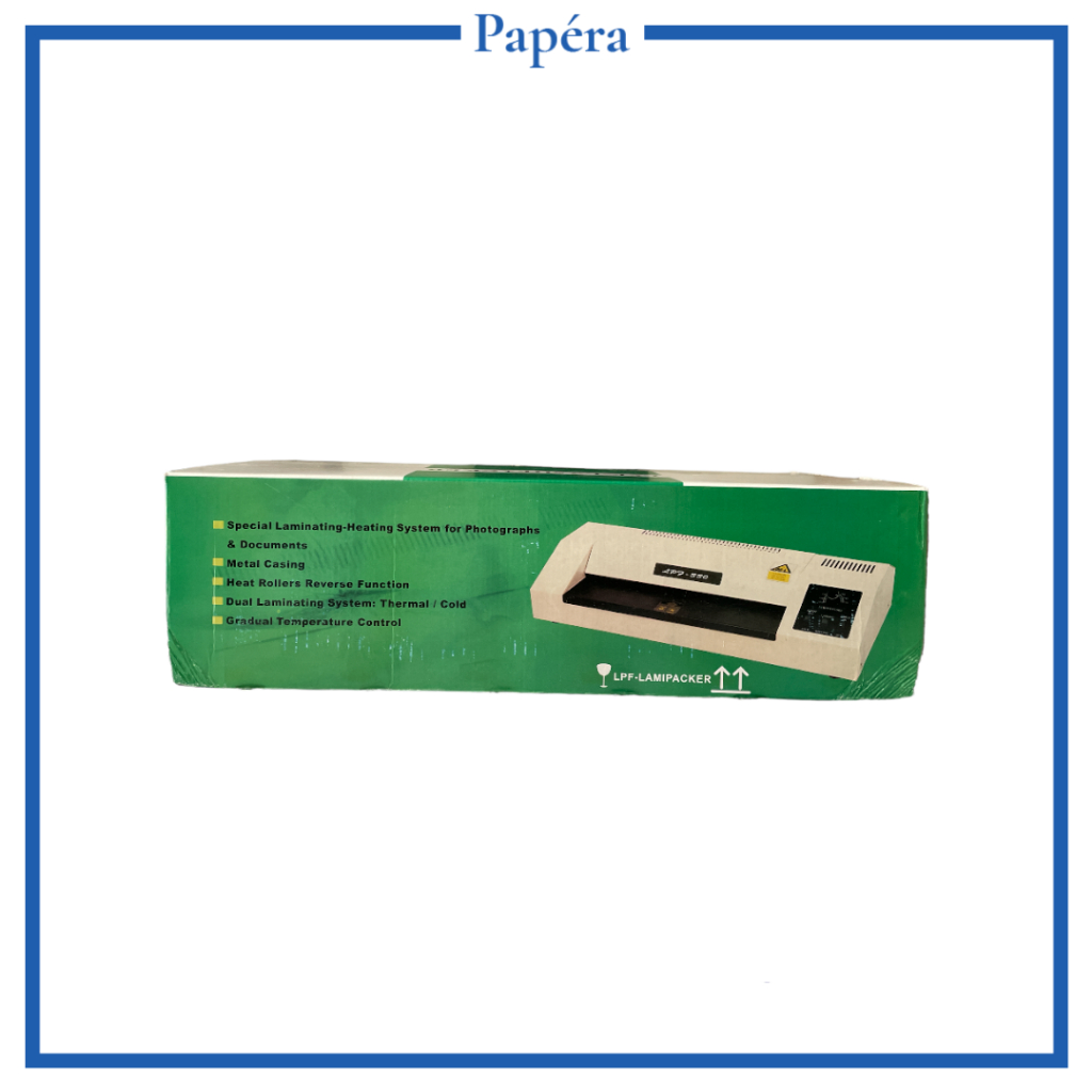 Mesin Laminasi Laminating Panas Dingin Dokumen dan Kartu LPF 330WH