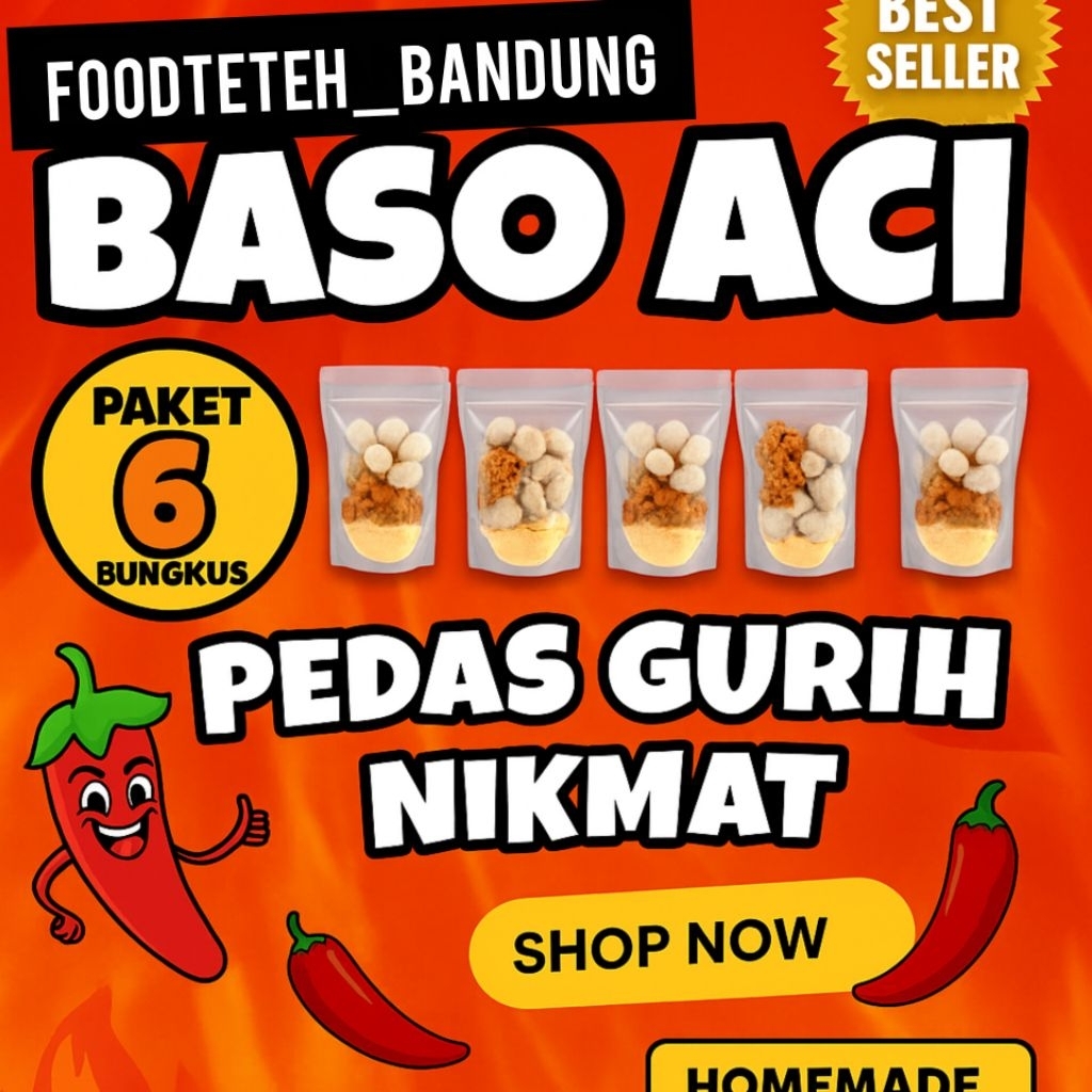 

Paket Baso Aci Pedas Gurih – Isi Lengkap!