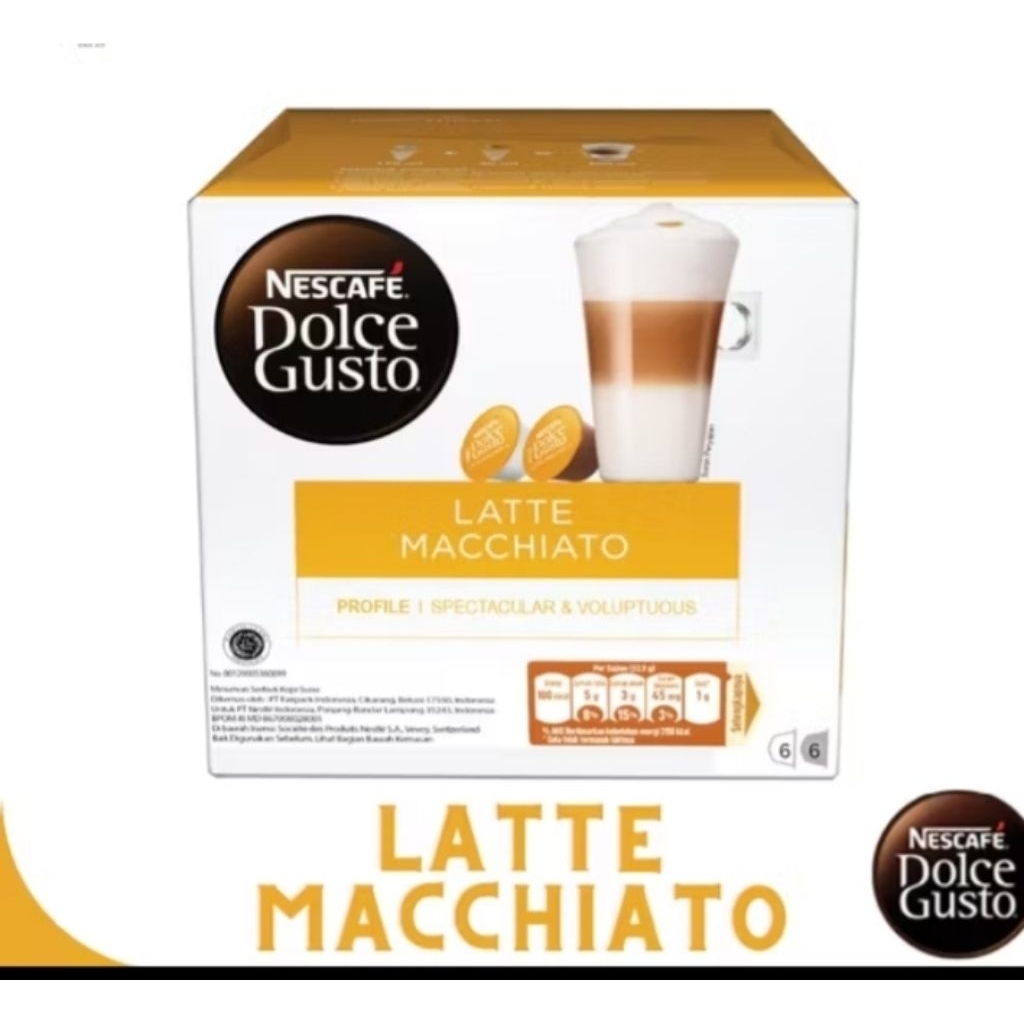 

Nescafe Dolce Gusto NDG™ Latte Macchiato isi box 12-kopi kapsul original Nestle