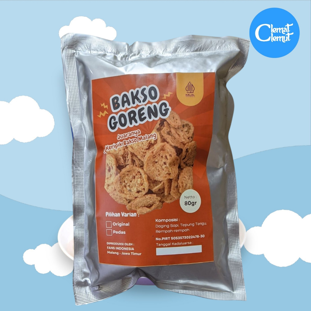 

KRIPIK BAKSO 80GR | KRIPIK MEAT BALL | ORIGINAL DAN SPICY | CAMILAN GURIH PENUH KENIKMATAN