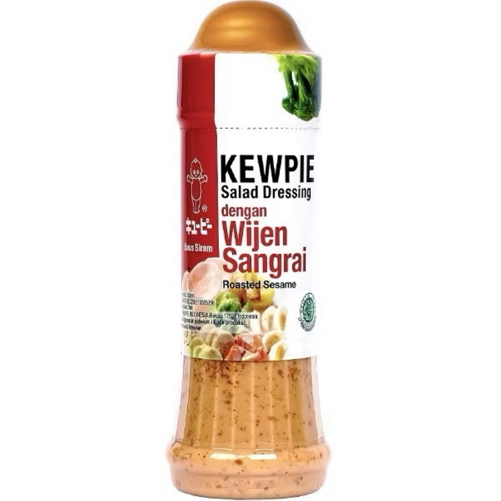 

PROMO!! TERMURAHHH!! Kewpie Salad Dressing, 200gr , Roasted Sesame , Kewpie saus wijen sangrai , saos salad jepang - Kewpie Salad Dressing Wijen Sangrai Caesar Salad Soy Sauce Thousand Island Spicy Tomato 200ml