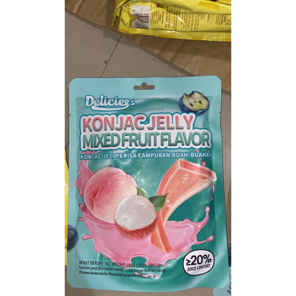 

DELICIES YOGURT KONJAC JELLY MIXED FLAVOR