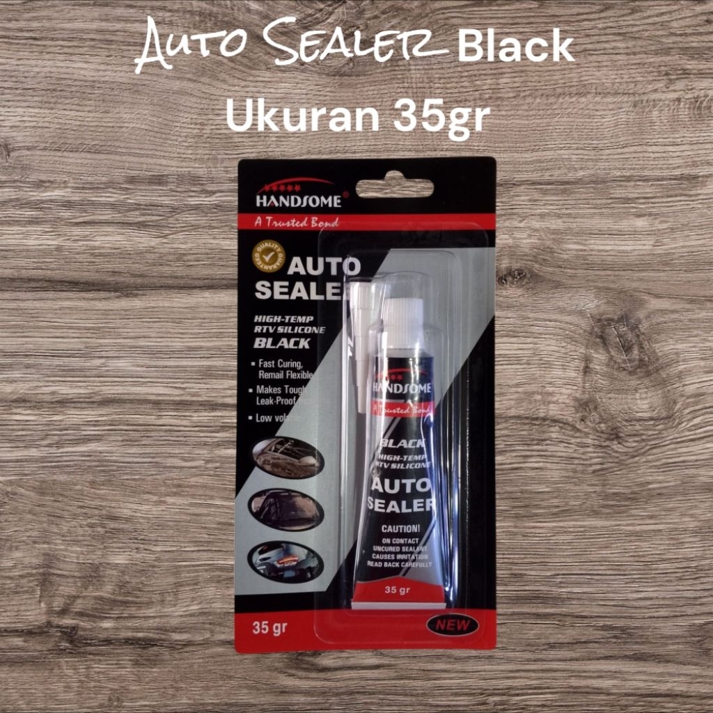 Lem Auto Sealer Hitam/Lem Silicone Black