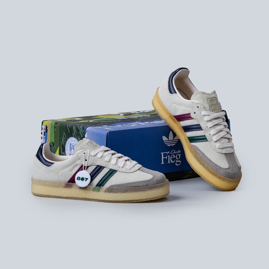 Adidas Samba Kith Clarks White Multi