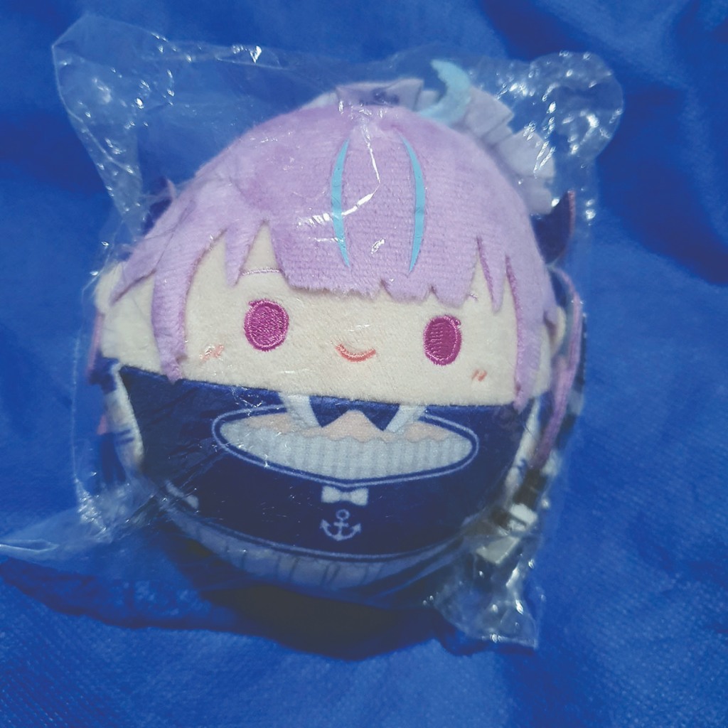 Boneka Ganci Hololive Plush Minato Aqua Holo Live Plush Anime Vtuber Yuuki Sakuna Fuwa Original