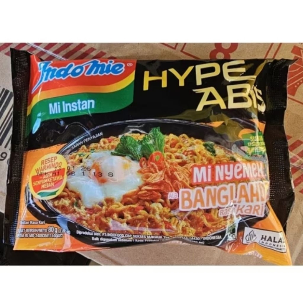 

INDOMIE MIE NYEMEK BANGLAHDESE KARI 80 GR