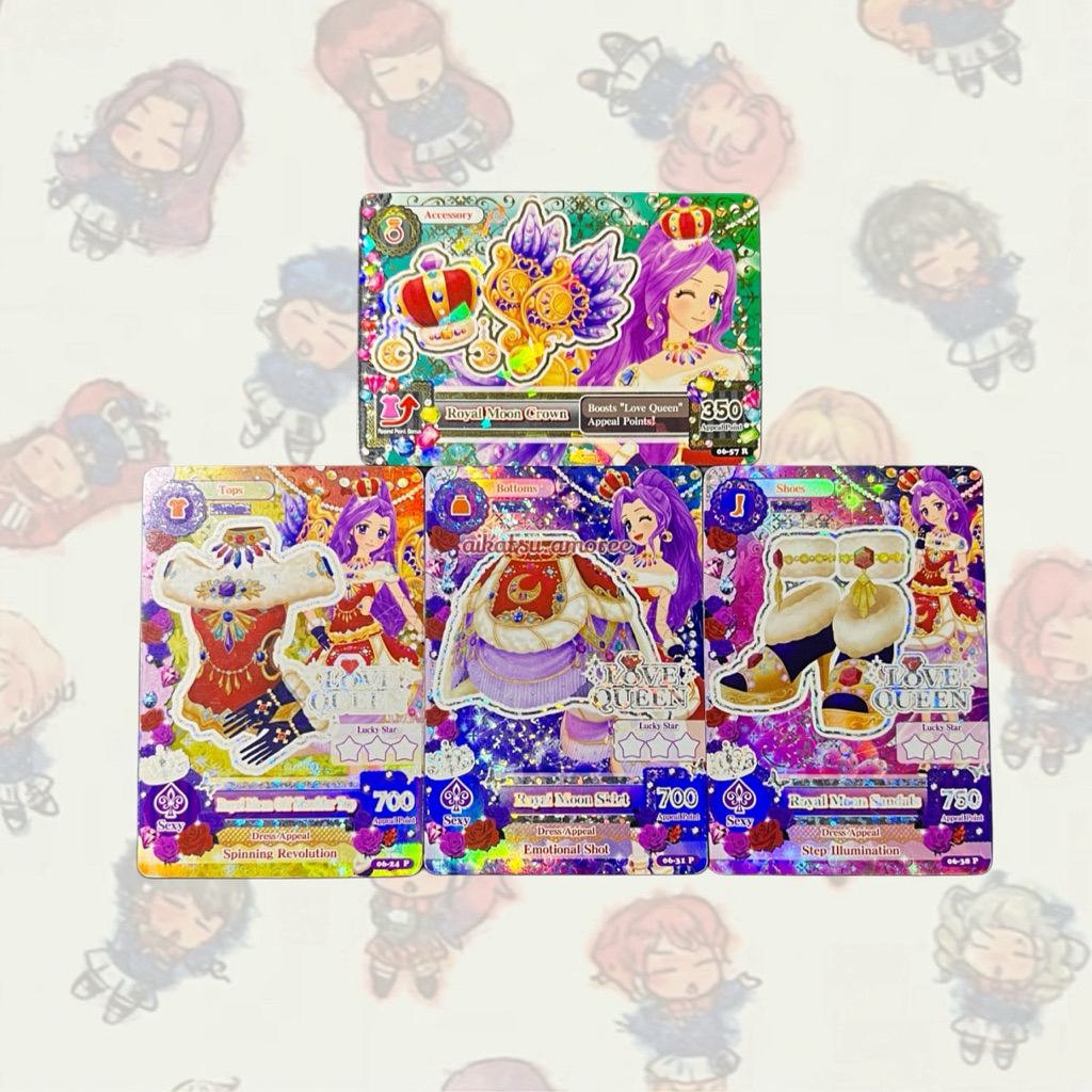 Aikatsu Premium Love Queen Royal Moon Set Mizuki Kanzaki